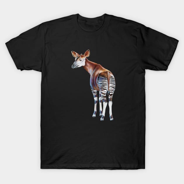 Okapi T-Shirt by Tim Jeffs Art